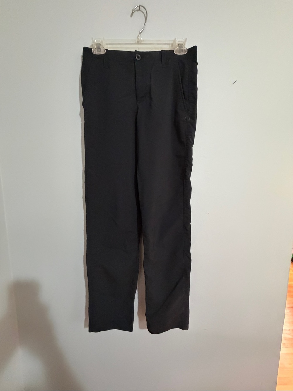 Under Armour Black Loose a fit Casual Straight Leg Pants-16